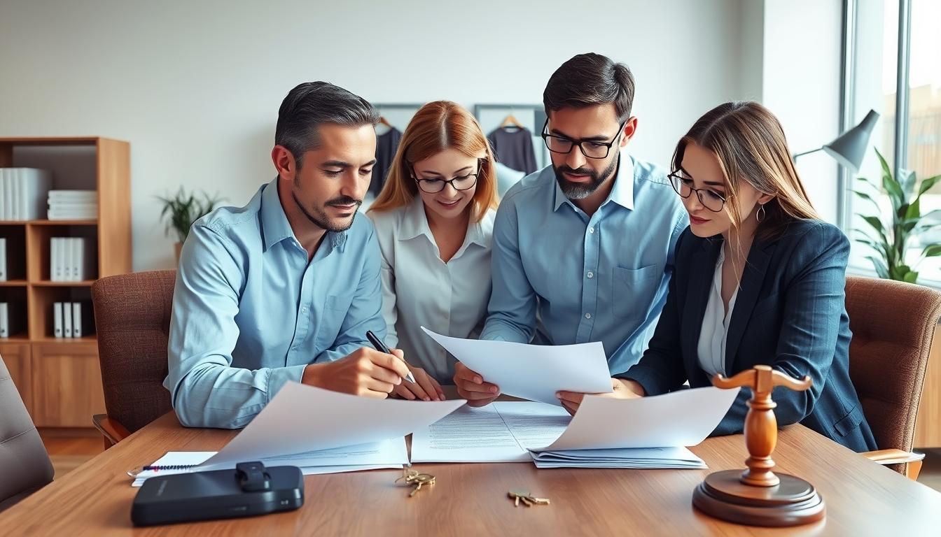 Coordination of property closing documents and timelines